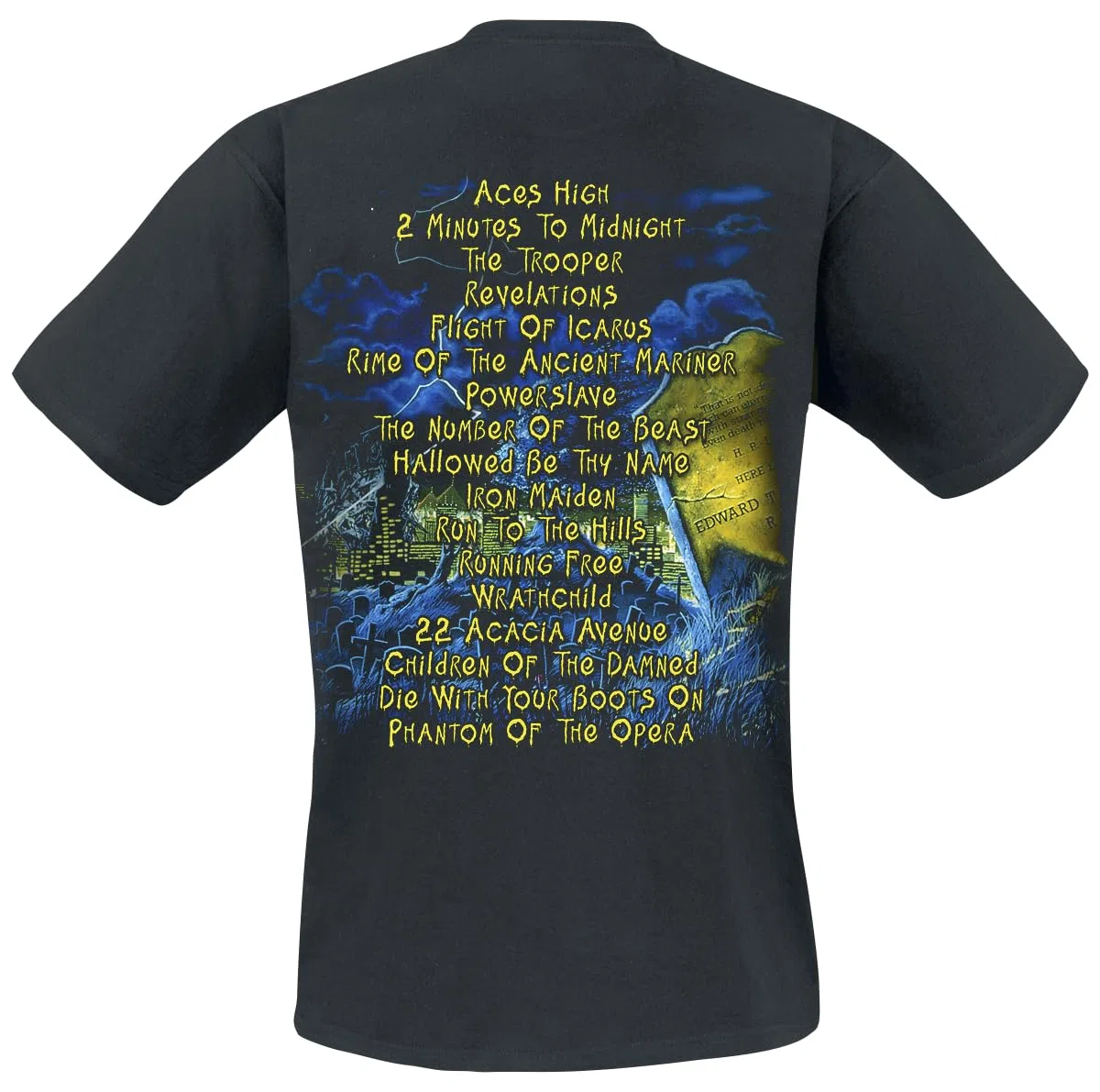 Iron Maiden Live After Death Männer T-Shirt schwarz Band-Merch, Bands