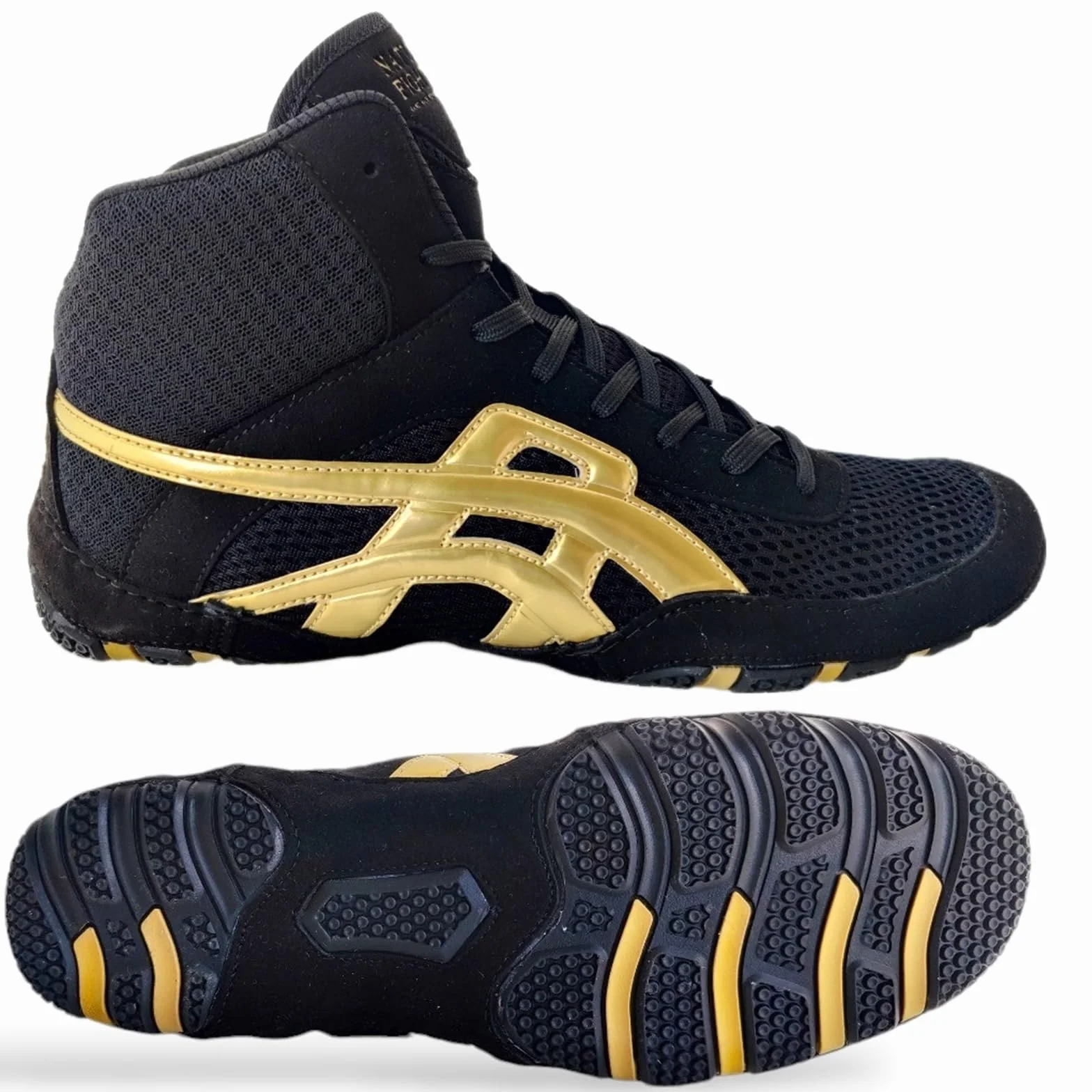 Wrestling-Schuhe für Boxen, MMA, Fitness, leicht, flexibel, aus veganem Leder, Wrestling Schuhe