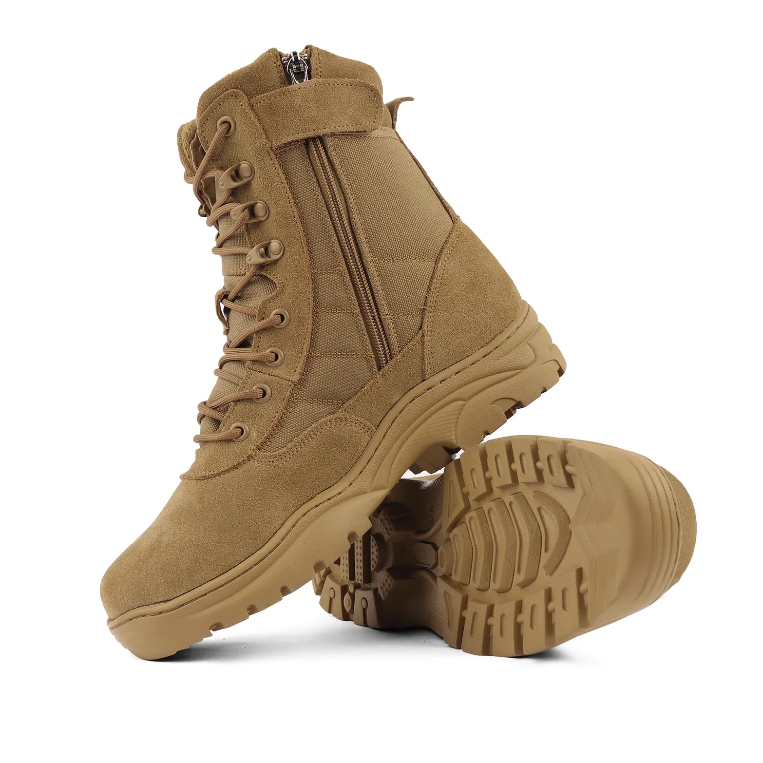Einsatzstiefel Herren Zipper Kampfstiefel Springerstiefel Militär Tactical Boots