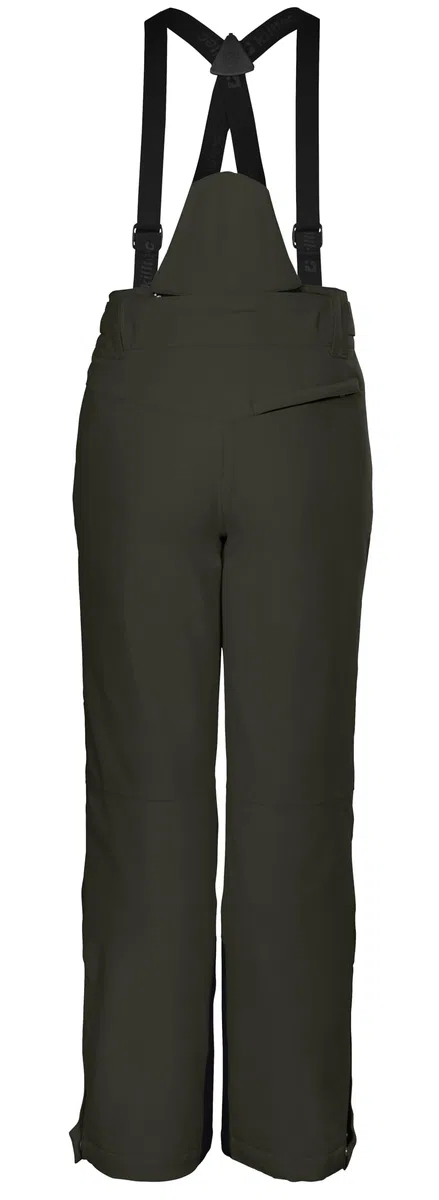 killtec Jungen Funktionshose/Skihose mit abzippbarem Latz KSW 79 BYS SKI PNTS, dunkeloliv, 152, 37310-000