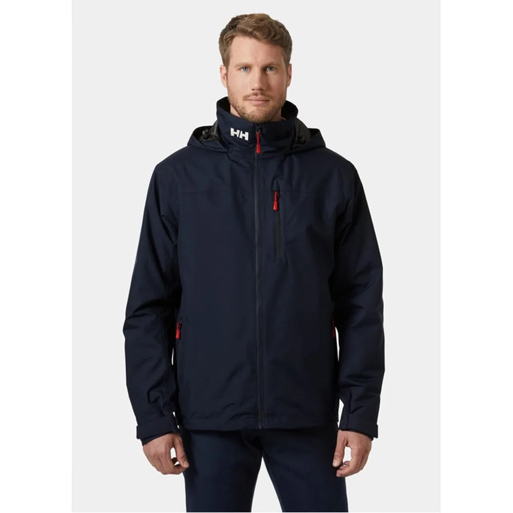 Helly Hansen Herren Midlayer Crew Jacke 2.0 mit Kapuze, Wasserdichte, Isolierte Outdoorjacke