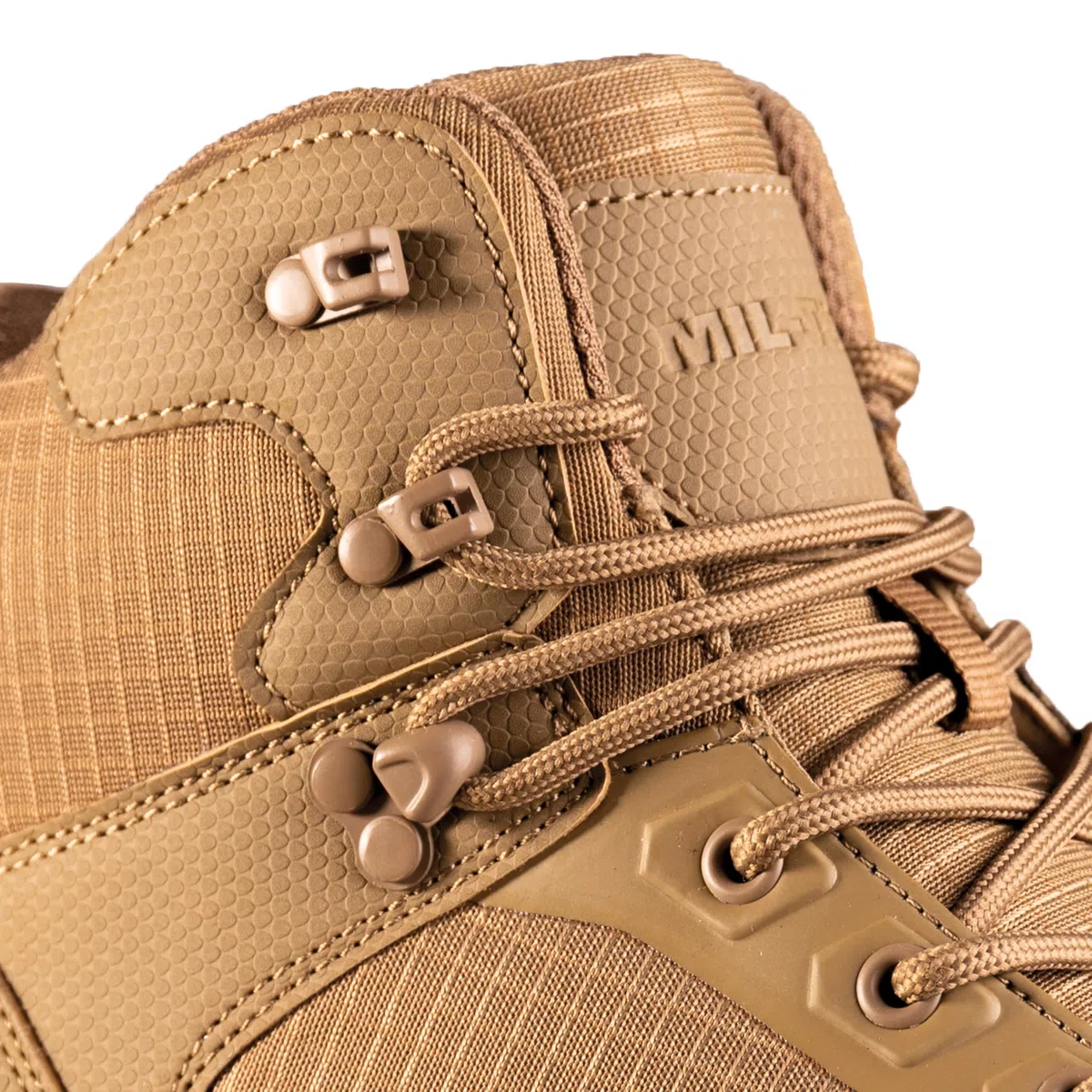 Mil-Tec Tactical Boot Lightweight Einsatzschuh mit Speed-Lace-System verstärktem Zehenbereich Ripstop-Schuh rutschfester Sohle Outdoor Arbeit