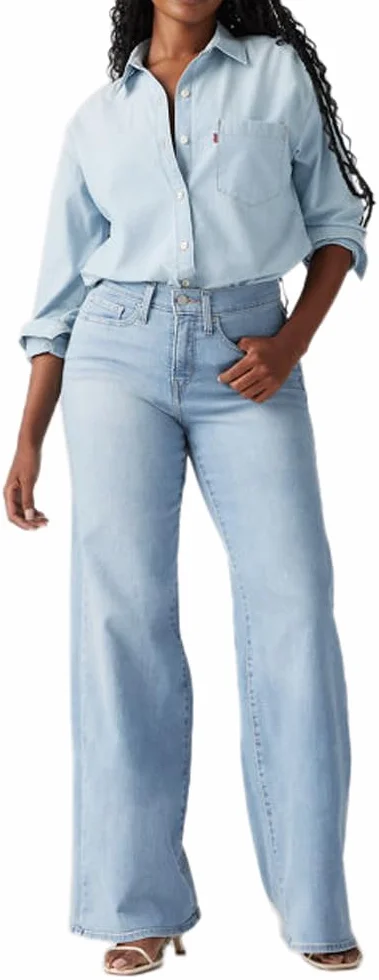 Levi's Damen 318 Shaping Wide Leg Jeans