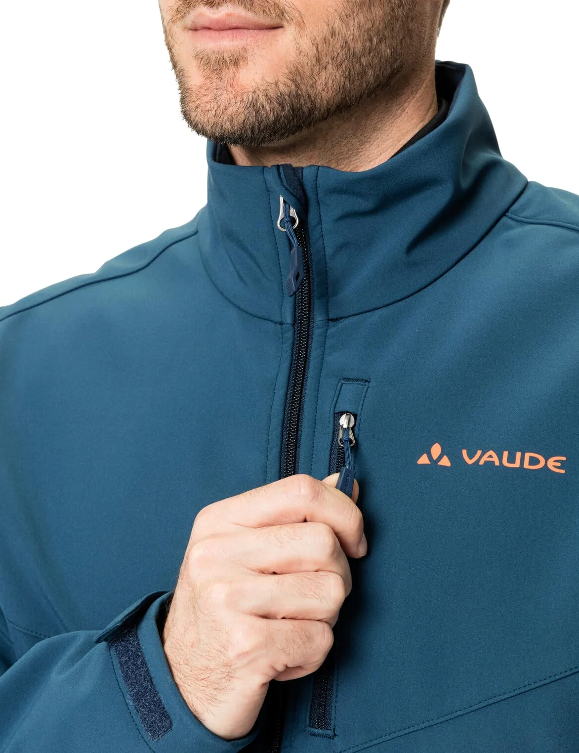 VAUDE Herren Softshell Cyclone Jacket VI, winddicht, atmungsaktiv, wasserabweisend und warm