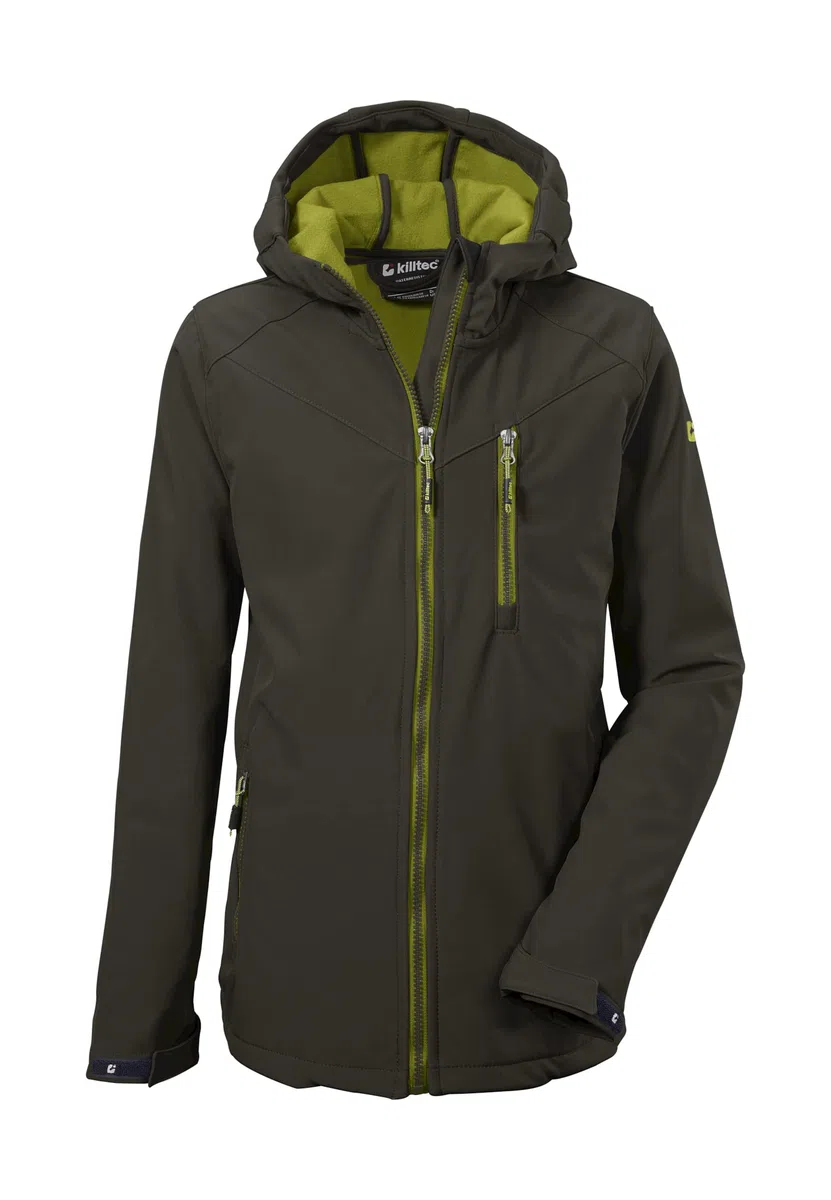 Killtec Jungen Soft Shell Jacke Softshell Jacke mit Kapuze Boys Softshelljacke wasserabweisend