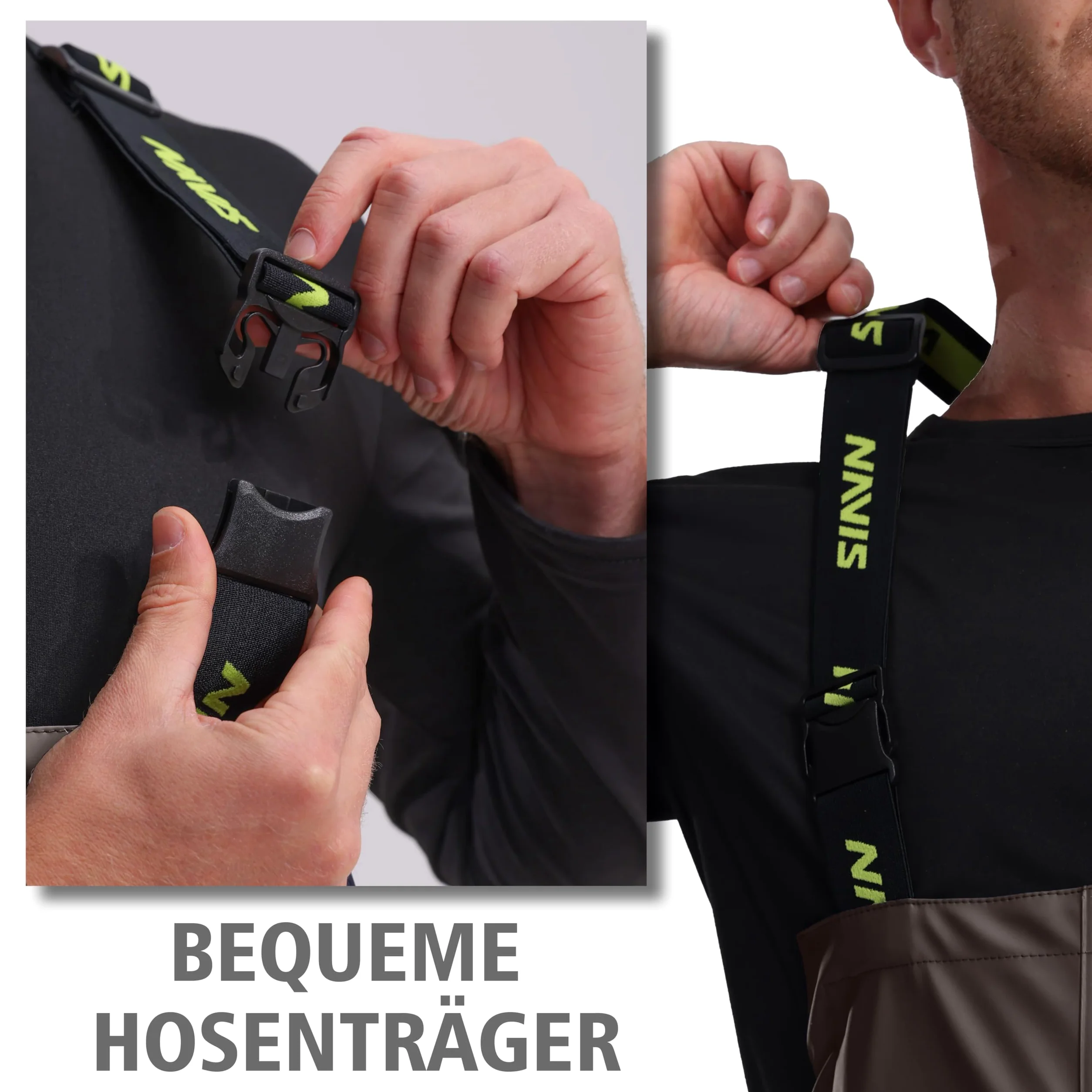 Regenhose Herren Kommerzielle Fischerei - 0.70 mm PVC Extra Heavy Duty 18.000 mm Wasserdicht|Angelhose Brigg 44 Pro Industry Grade 009
