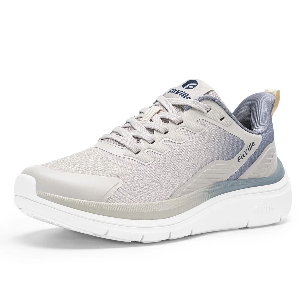 FitVille Extra Weit Sportschuhe Damen Walkingschuhe Leichte Joggingschuhe Atmungsaktiv Fitnessschuhe rutschfest Sneakers Bequeme Dämpfung Freizeitschuhe