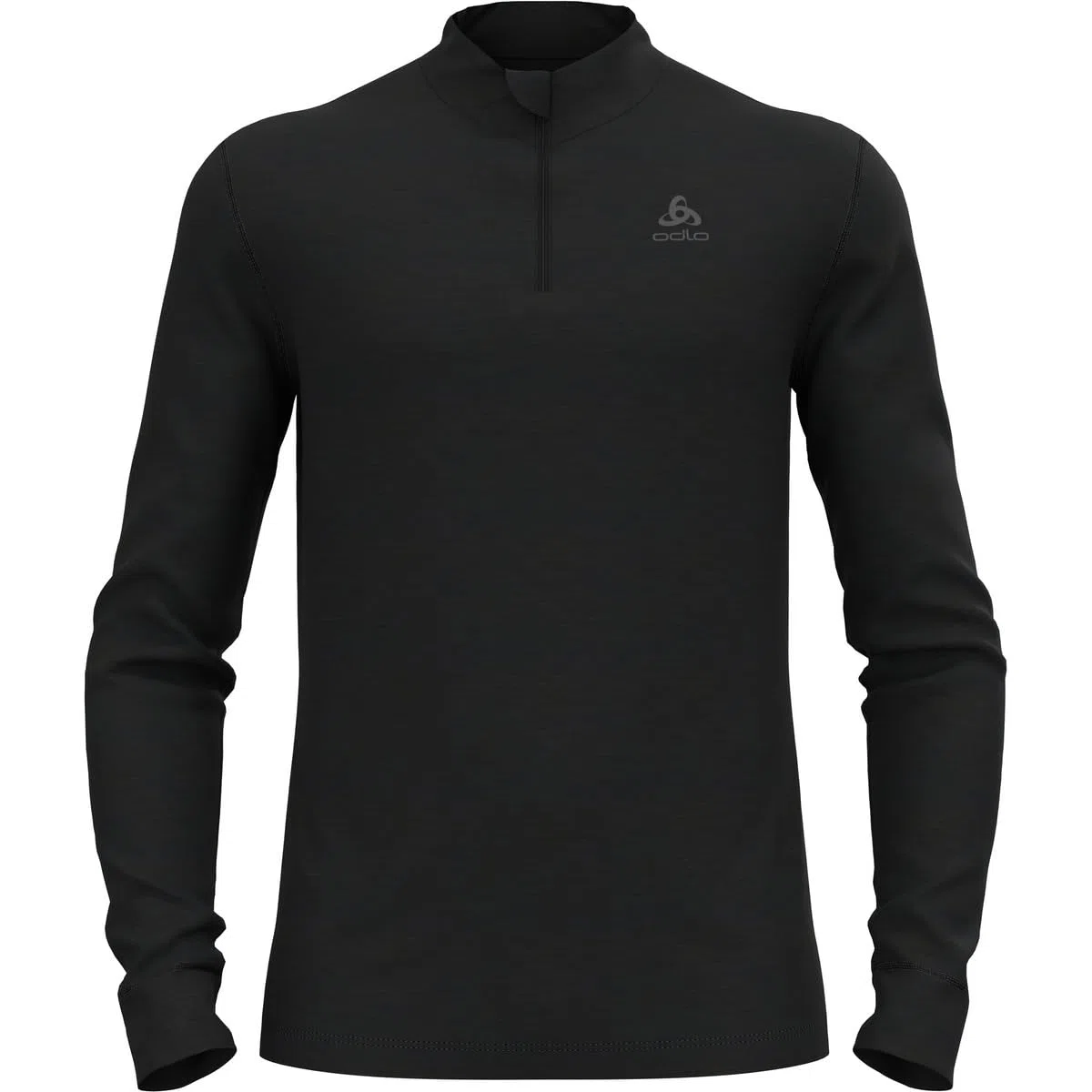 Odlo Herren Bl Top Turtle Neck L/S Half Zip Merino 200 Undershirt (1er Pack)