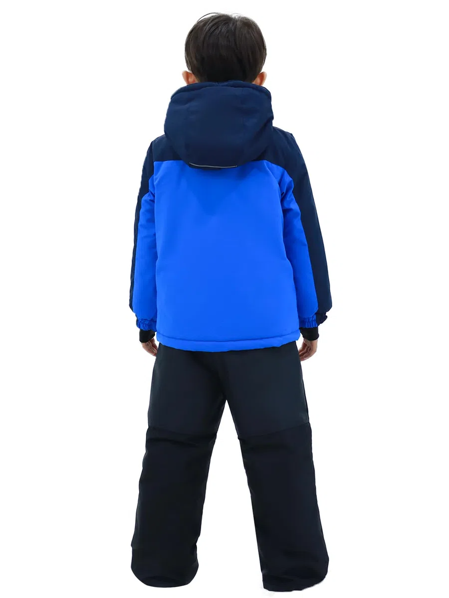 SMONTY COZY Jungen Schneeanzug mit Kapuze, wasserabweisend, Skianzug, winddicht, Winteranzug