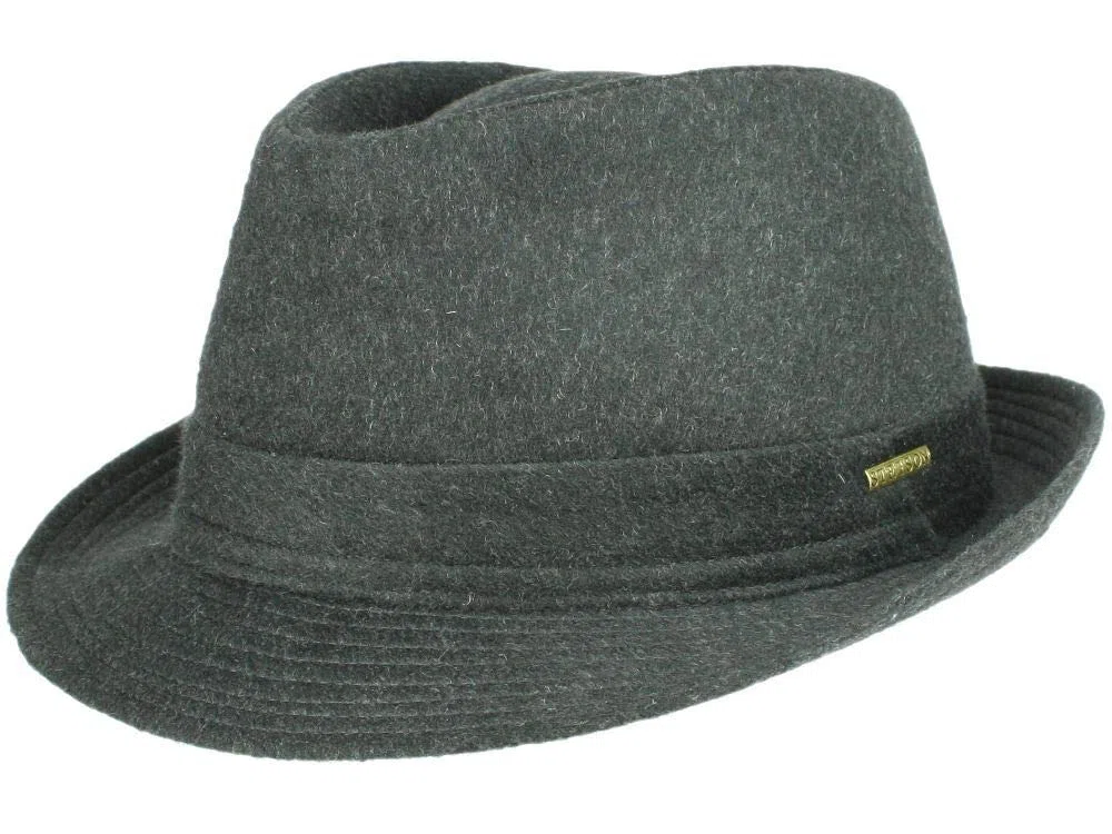 Stetson Benavides Trilby Wollhut Damen Herren Made in Italy Winter Hut Teflon-Beschichtung Herbst Winter