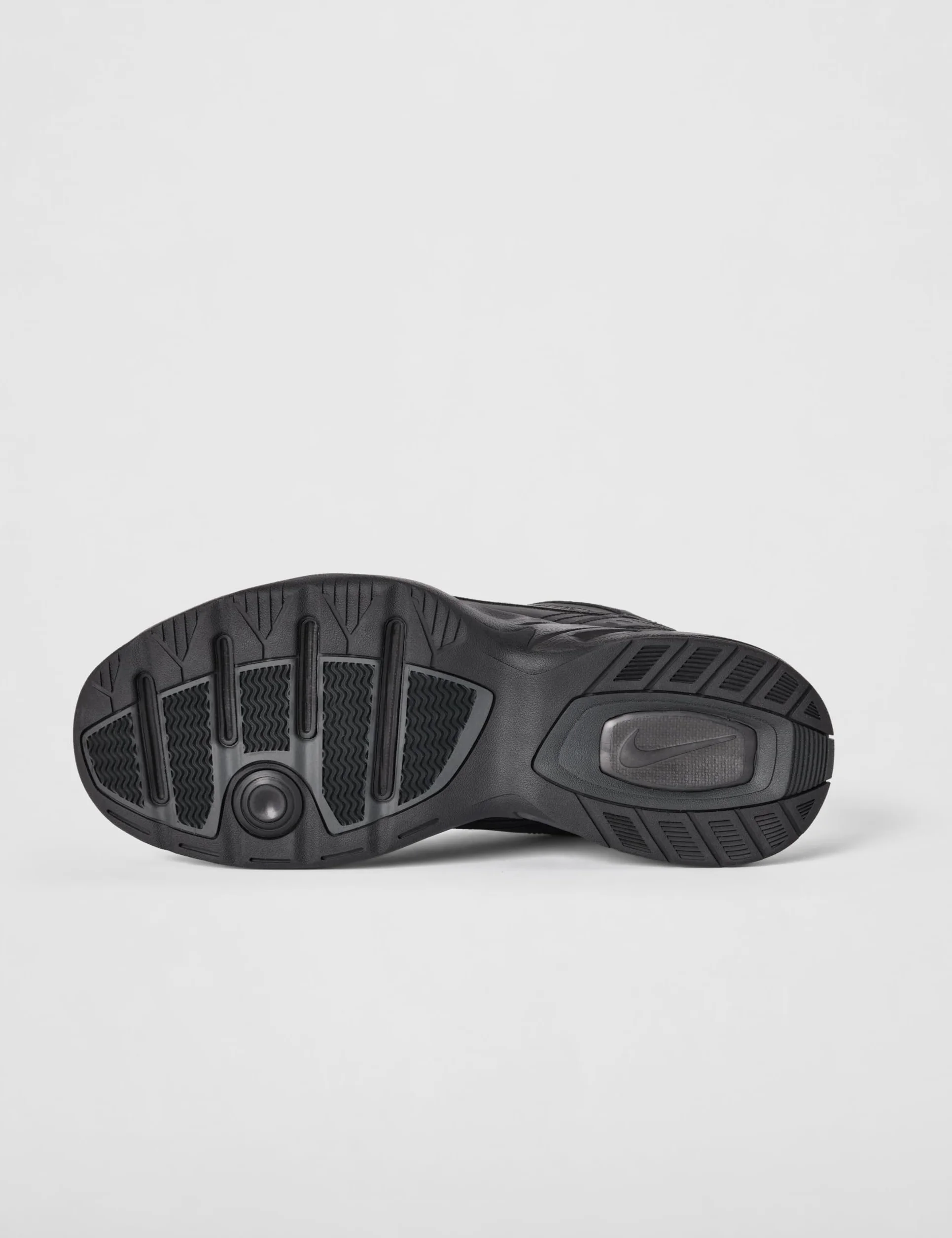 Nike Air Monarch IV Laufschuhe für Herren, Schwarz - schwarz (Black/Black 001) - Größe: 45 EU
