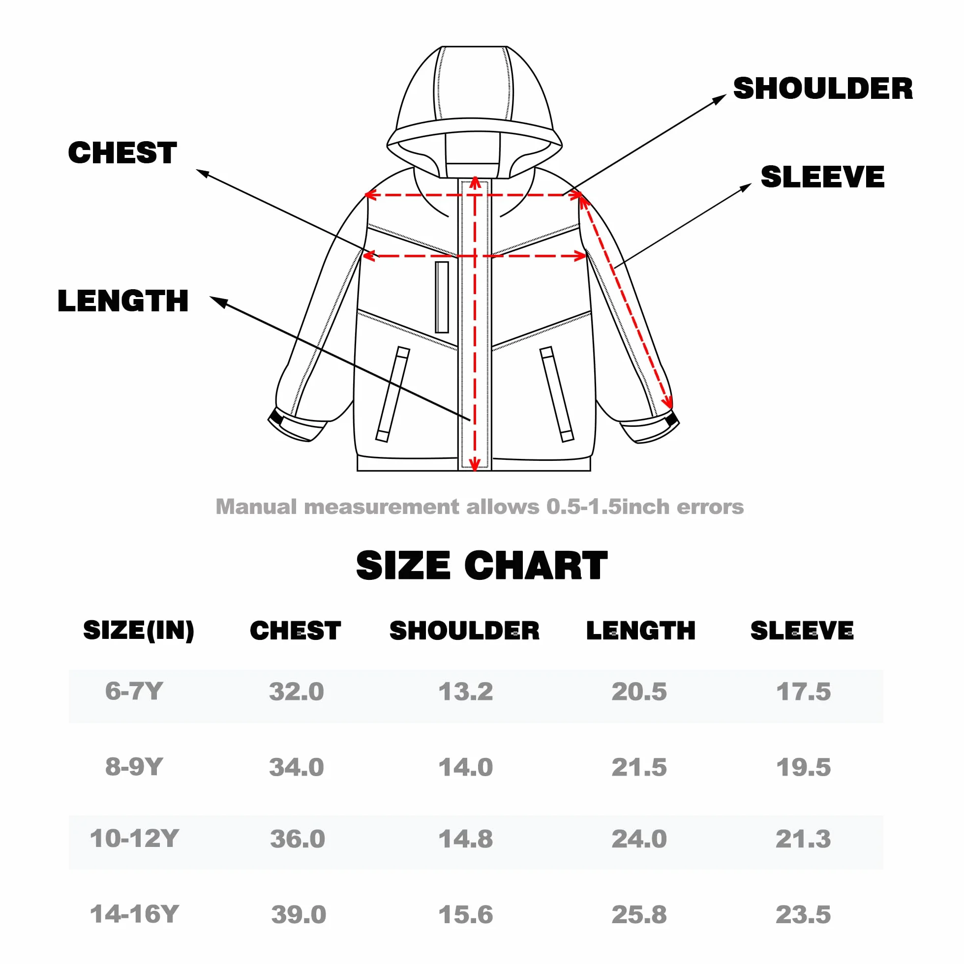 SMONTY COZY Jungen Schneeanzug mit Kapuze, wasserabweisend, Skianzug, winddicht, Winteranzug