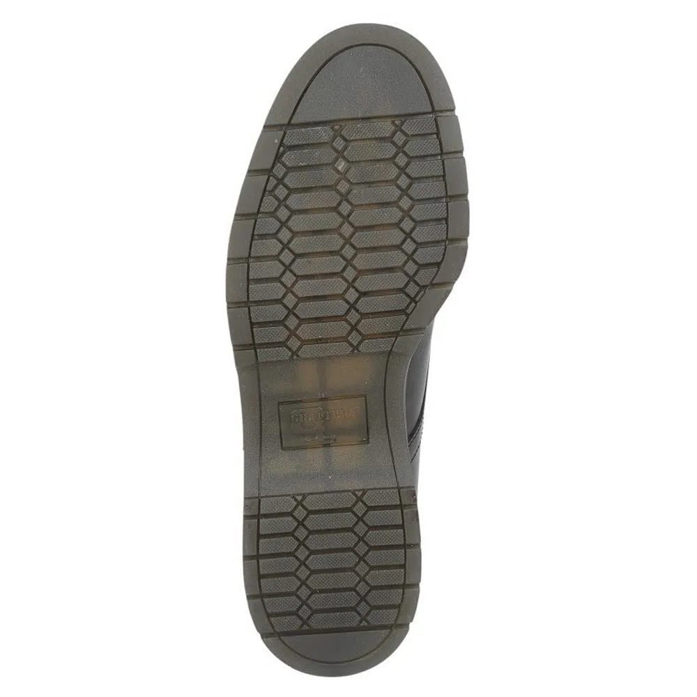 Grafters, M181, Herren-Uniformschuh aus Leder mit PVC/Nitrilsohle