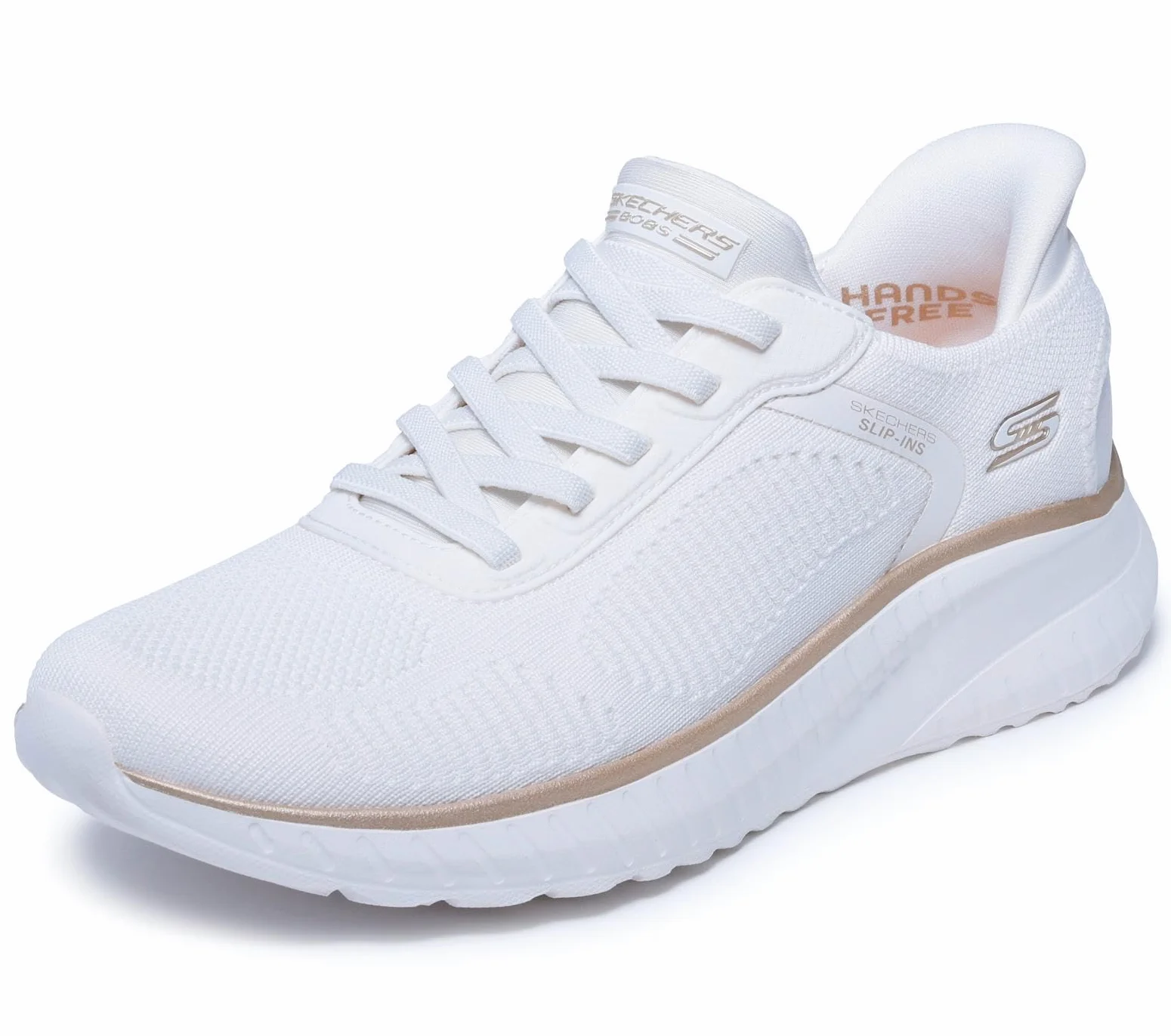 Skechers Damen Hands Free Slip-ins Bobs Squad Chaos-Current Muse Sneaker