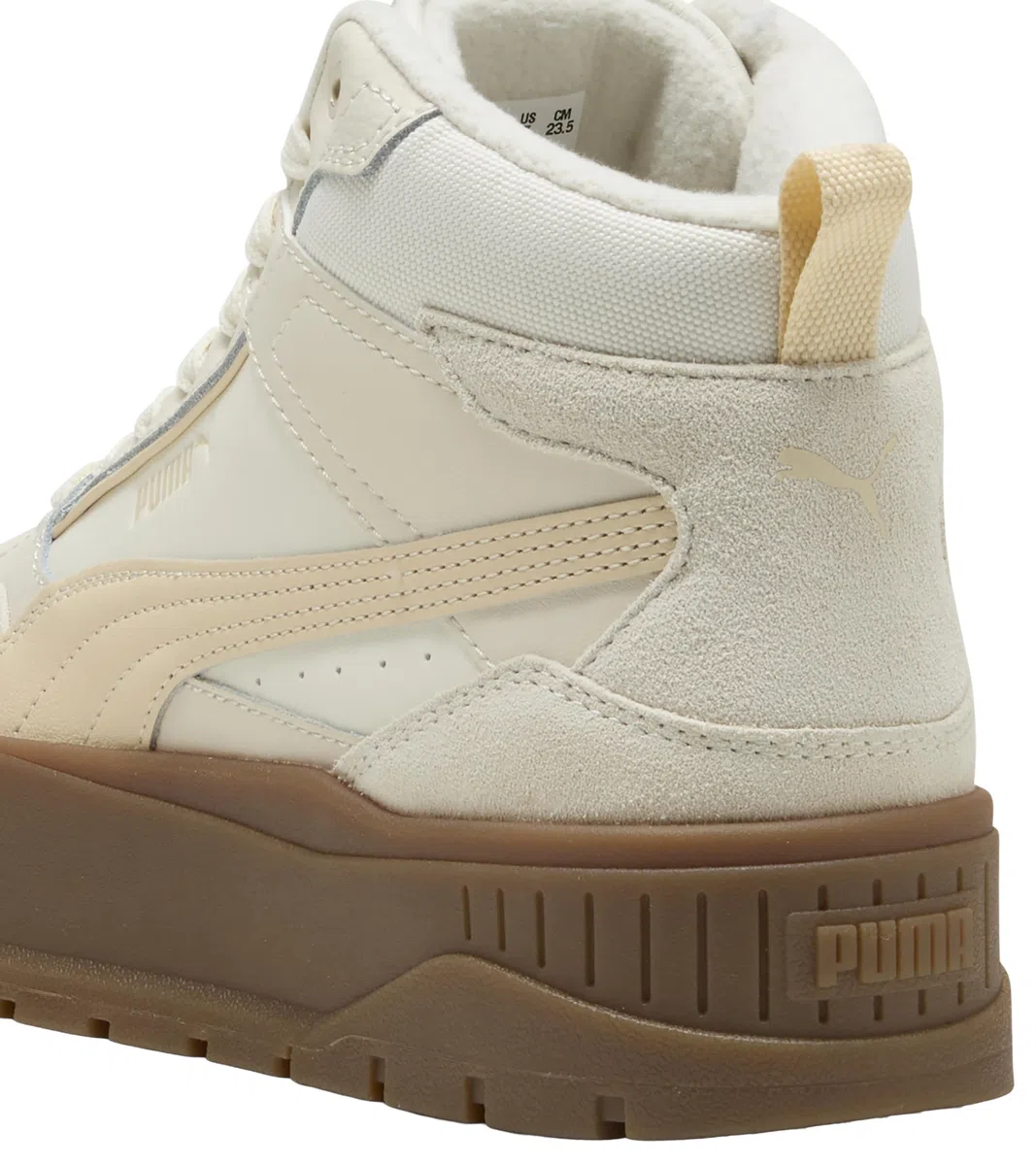 Puma Damen Karmen Ii Idol Mid ShoesPUMA Damen Karmen II Idol Mid Schuhe, White-Mauve Mist-Feather Gray, Größe 40