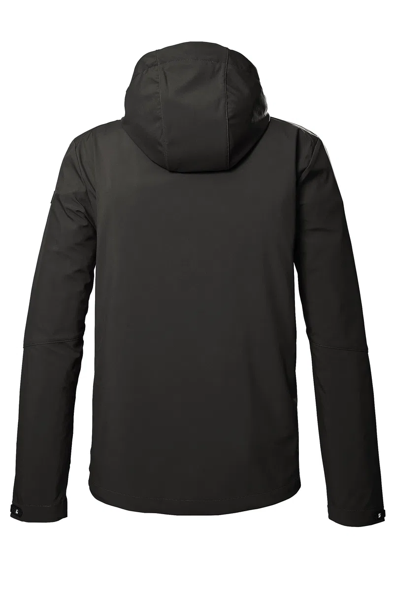 killtec Herren Softshelljacke/Outdoorjacke mit Kapuze KOS 259