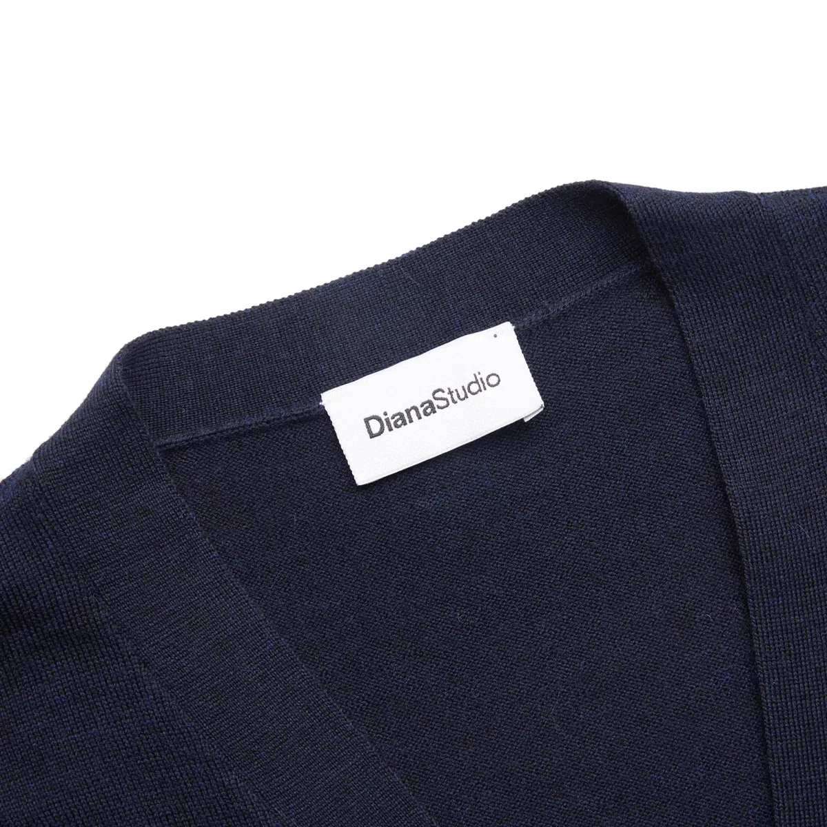 Diana Studio - Basic Cardigan, Herren, 100% Merinowolle, Langarm, Normale Passform