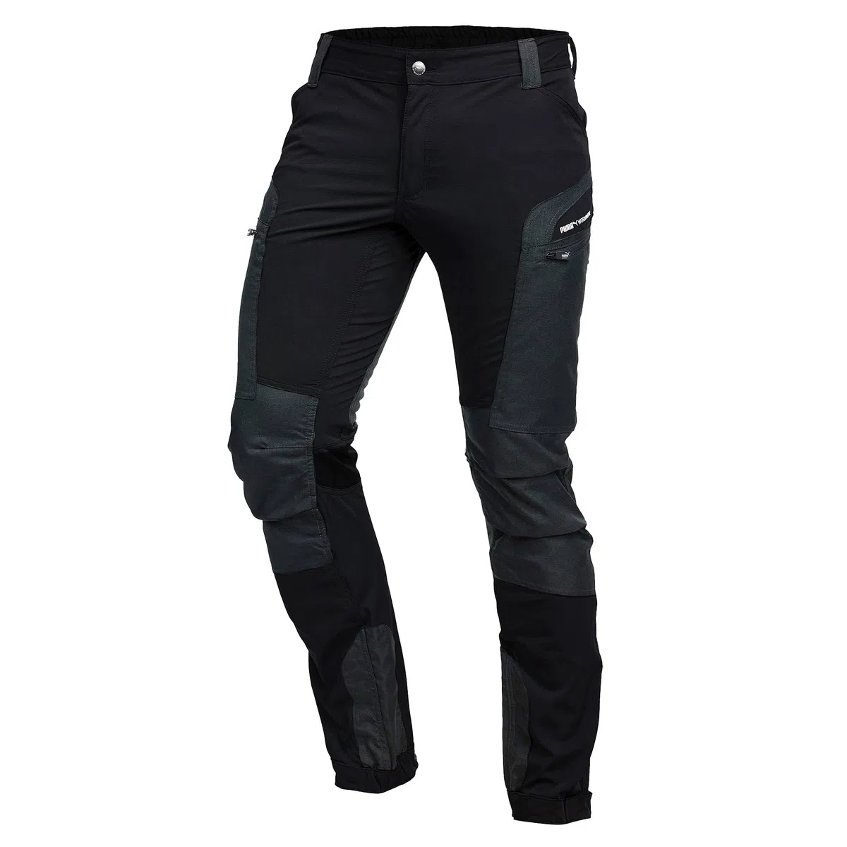 PUMA Workwear Pro-One Wanderhose Herren - Robuste Outdoor Hosen für Herren - Mit verstärktem Nylon für Langlebigkeit - Trekkinghose mit 4-Wege-Stretch - Verstellbarer Knopfleiste