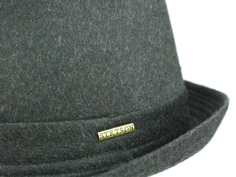 Stetson Benavides Trilby Wollhut Damen Herren Made in Italy Winter Hut Teflon-Beschichtung Herbst Winter