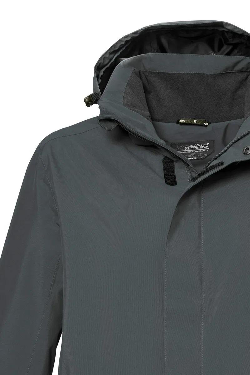 Killtec Herren Kos 87 Mn Jckt Funktionsjacke/Outdoorjacke mit abzippbarer Kapuze