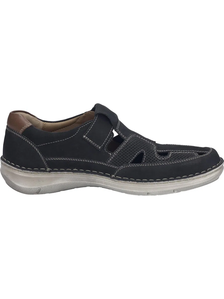 Josef Seibel Herren Kletthalbschuhe New Anvers.81,Weite K (Extra weit),Wechselfußbett