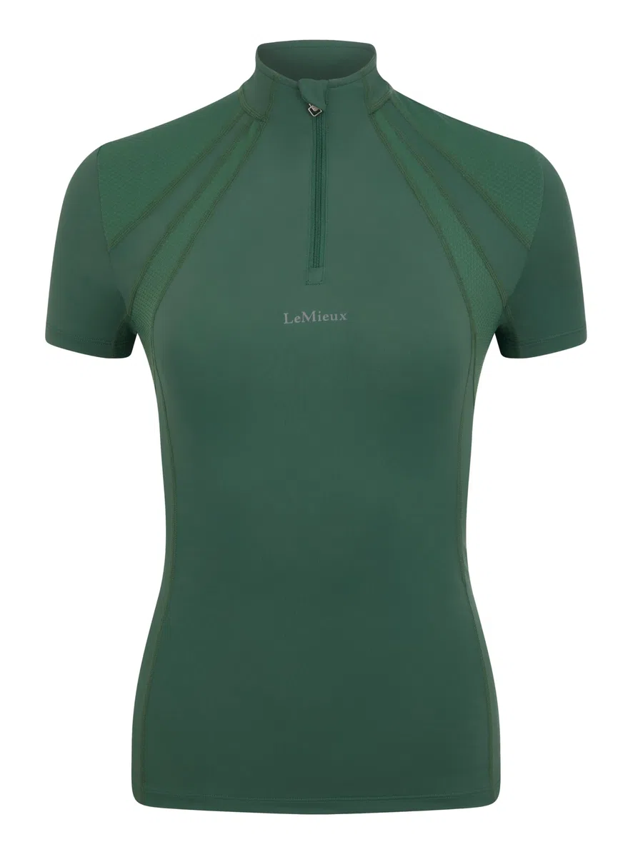 LeMieux Mia Damen-Reittop mit kurzen Ärmeln, Netzstoff