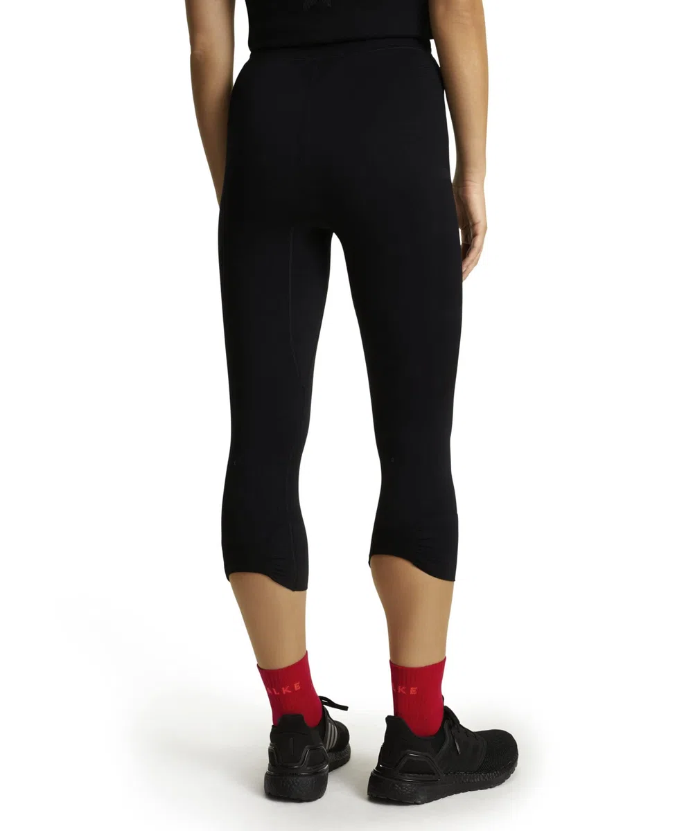 FALKE Damen Kompressionshose Compression 3/4 W Ti Funktionsmaterial mit Kompression