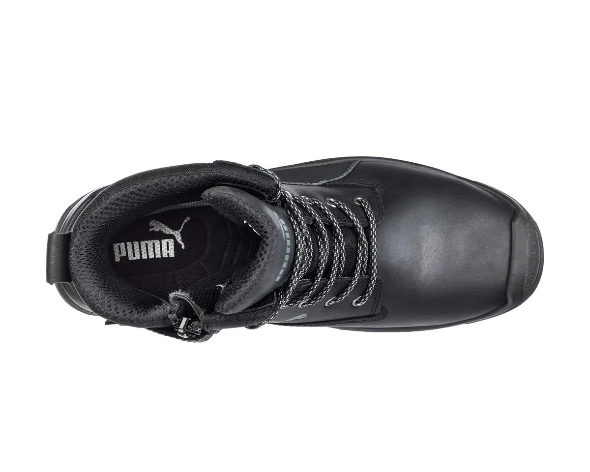 PUMA SAFETY Conquest BLACK HIGH Arbeitsstiefel Sicherheitsstiefel S3 HRO SRC Fiberglaskappe Durchtrittschutz rutschfest hitzebeständig Herren