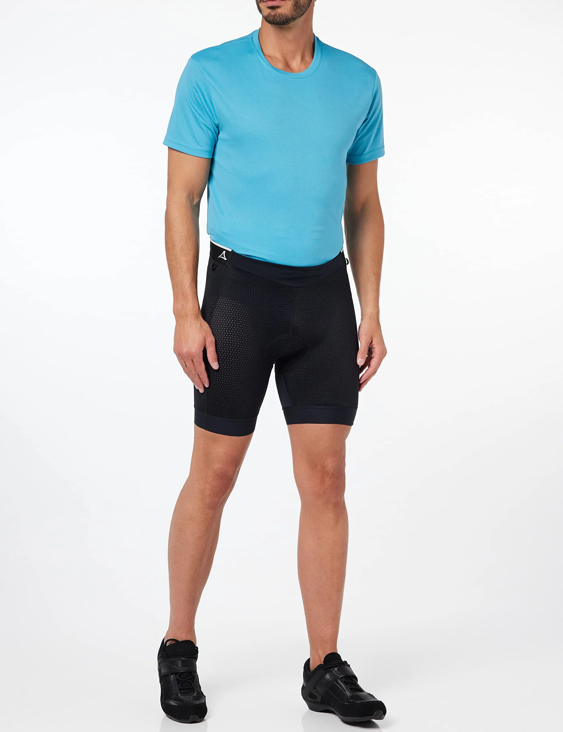 Schöffel Herren Skin Pants 8h M, atmungsaktive Stretch-Radhose mit Polster und Bodymapping, Fahrrad Unterhosen mit bakteriostatischer Silbernitrat-Behandlung