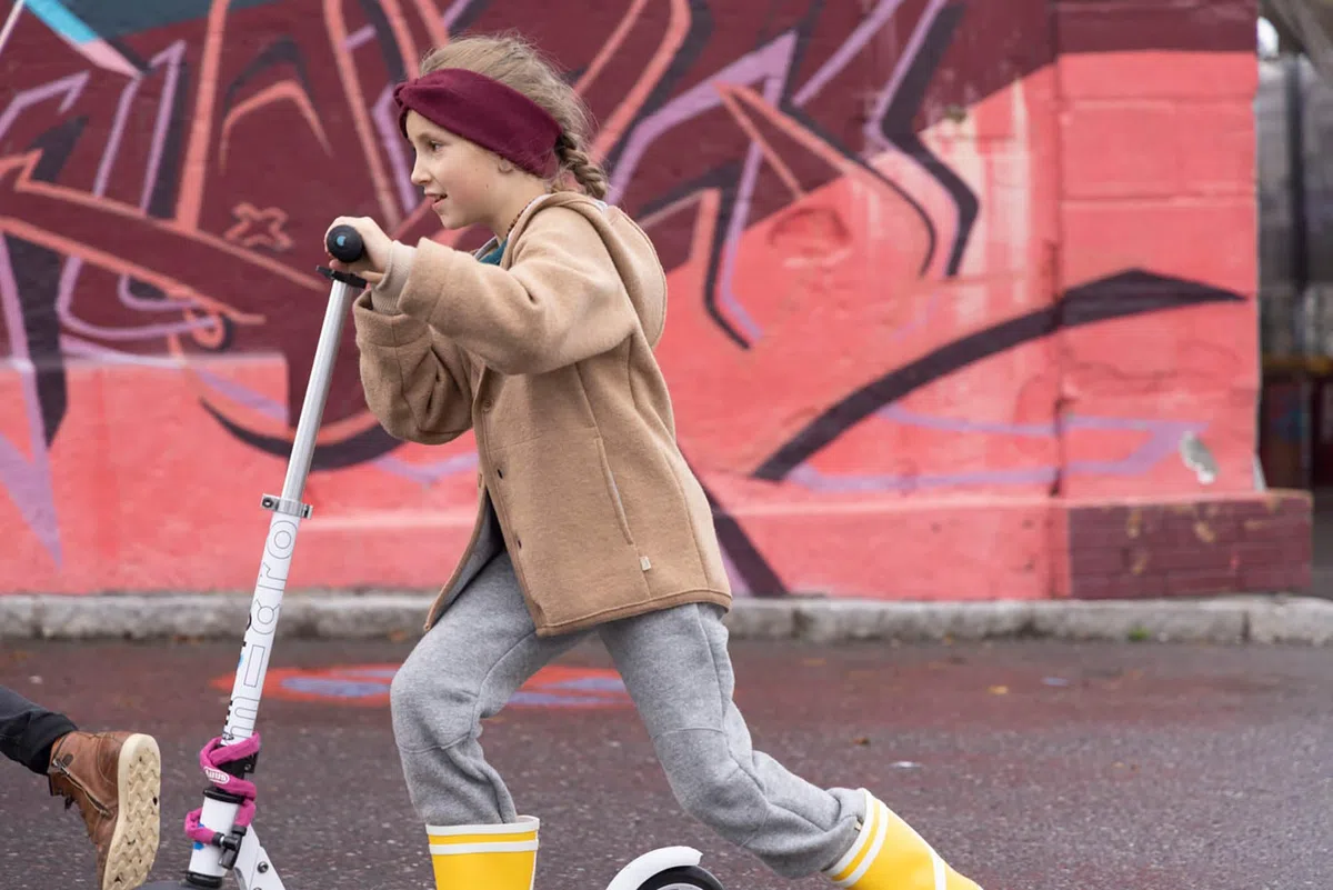 Disana WALK-JACKE, 100% Bio-Merinowolle GOTS, IVN Best | mit Kapuze | Baby Kleinkind Kind Unisex | Made in Germany