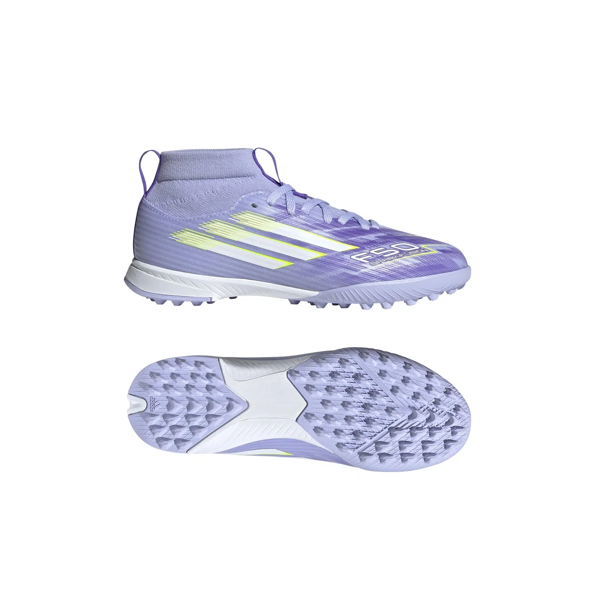 Adidas Unisex Kinder F50 Sparkfusion League W Mid Turf Football Boots KidsFußballschuhe