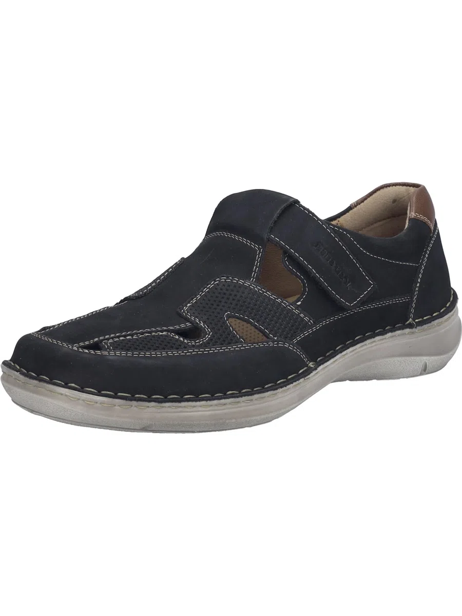 Josef Seibel Herren Kletthalbschuhe New Anvers.81,Weite K (Extra weit),Wechselfußbett