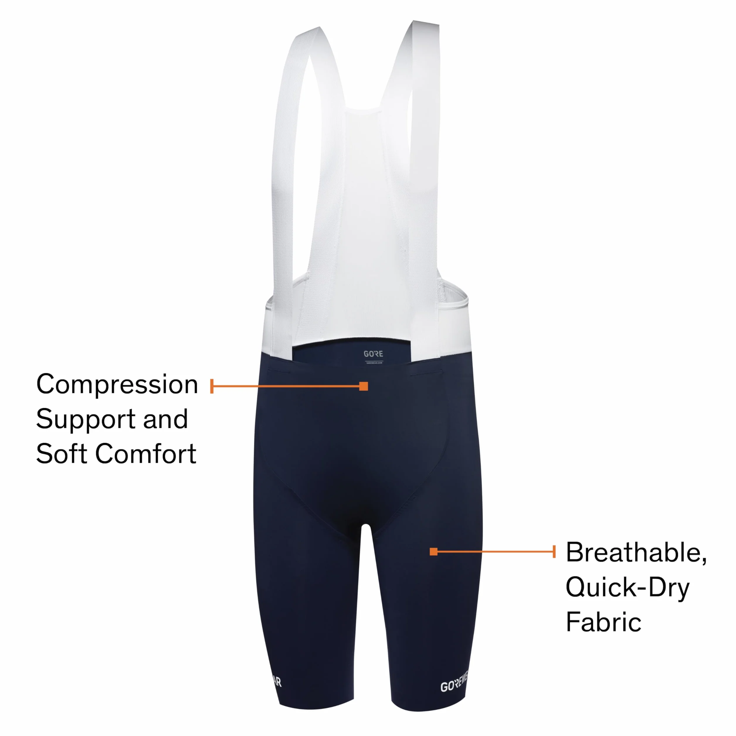 Gore WEAR Herren Trainingshose Spinshift Kurze Trägerhose+ Herren