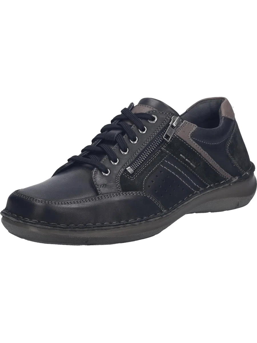 Josef Seibel New Anvers 02 Halbschuh Herren Leder Nappa Klettverschluss