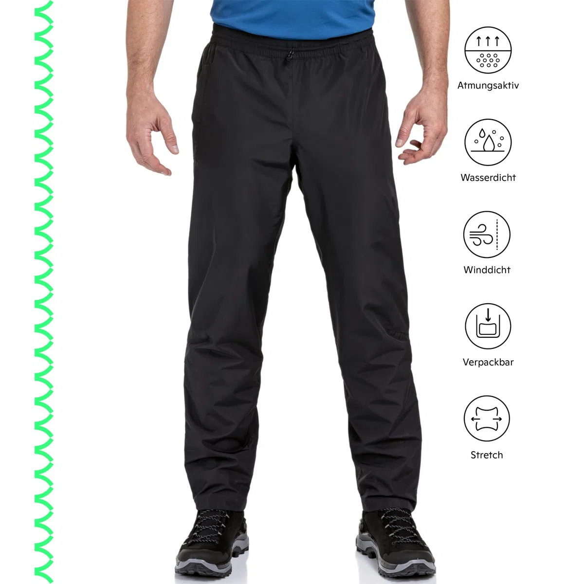 Schöffel Unisex Pants Rain Pants Style Elmori Uni