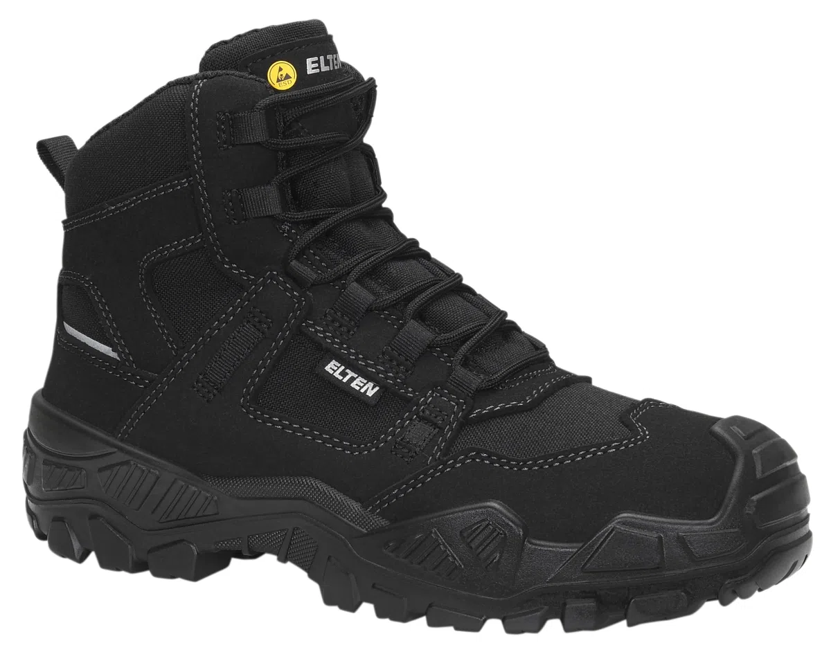 ELTEN Unisex Mike Black Mid Esd S3sSicherheitsstiefel