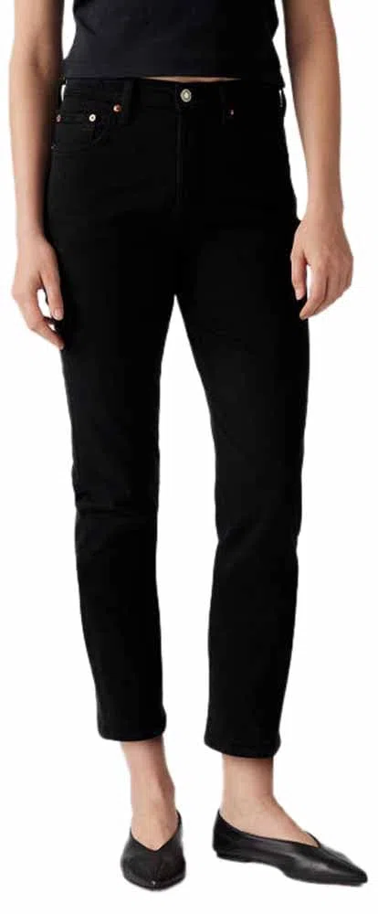 Levi's 501 Crop High Rise Straight Fit Damen Jeanshose