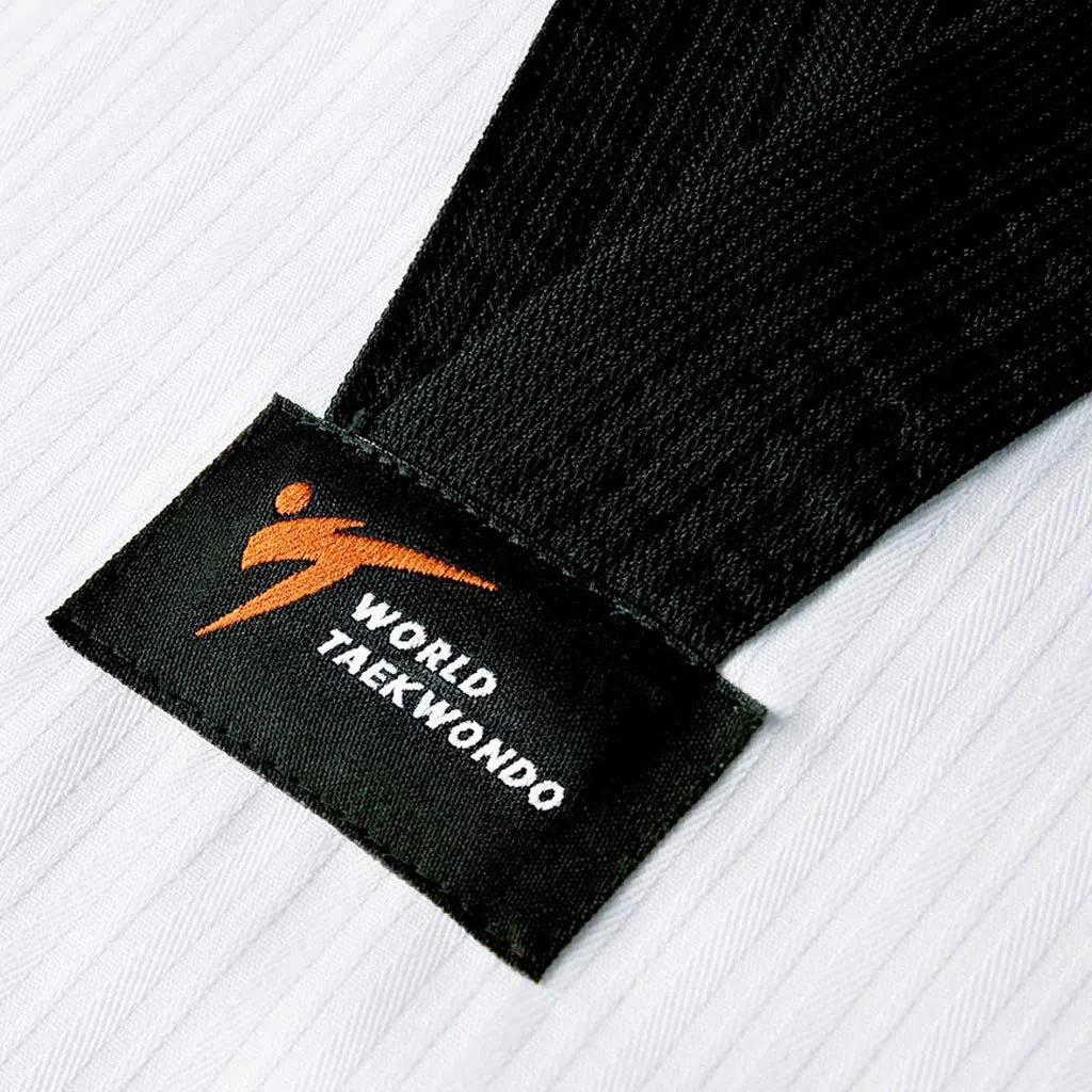 Mooto Korea Taekwondo MTX S2 Uniform Schwarz BK V-Ausschnitt Dobok Weiß Uniformen Tae Kwon Do MMA Kampfsport Karate WT Logo