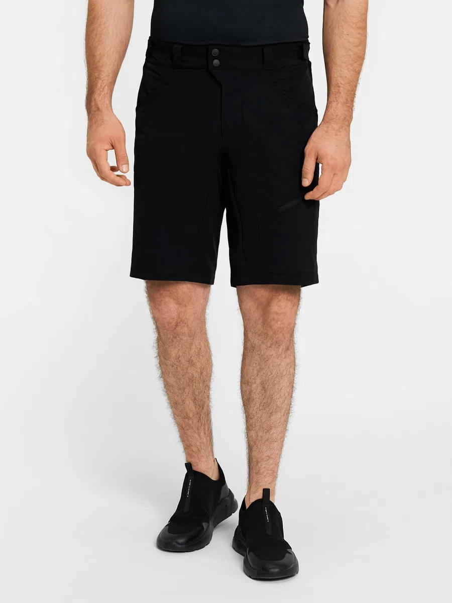Ziener Herren Fahrrad-Shorts mit Innenhose - Mountainbike/Outdoor/Freizeit - atmungsaktiv,schnelltrocknend,gepolstert Nelat X-Function