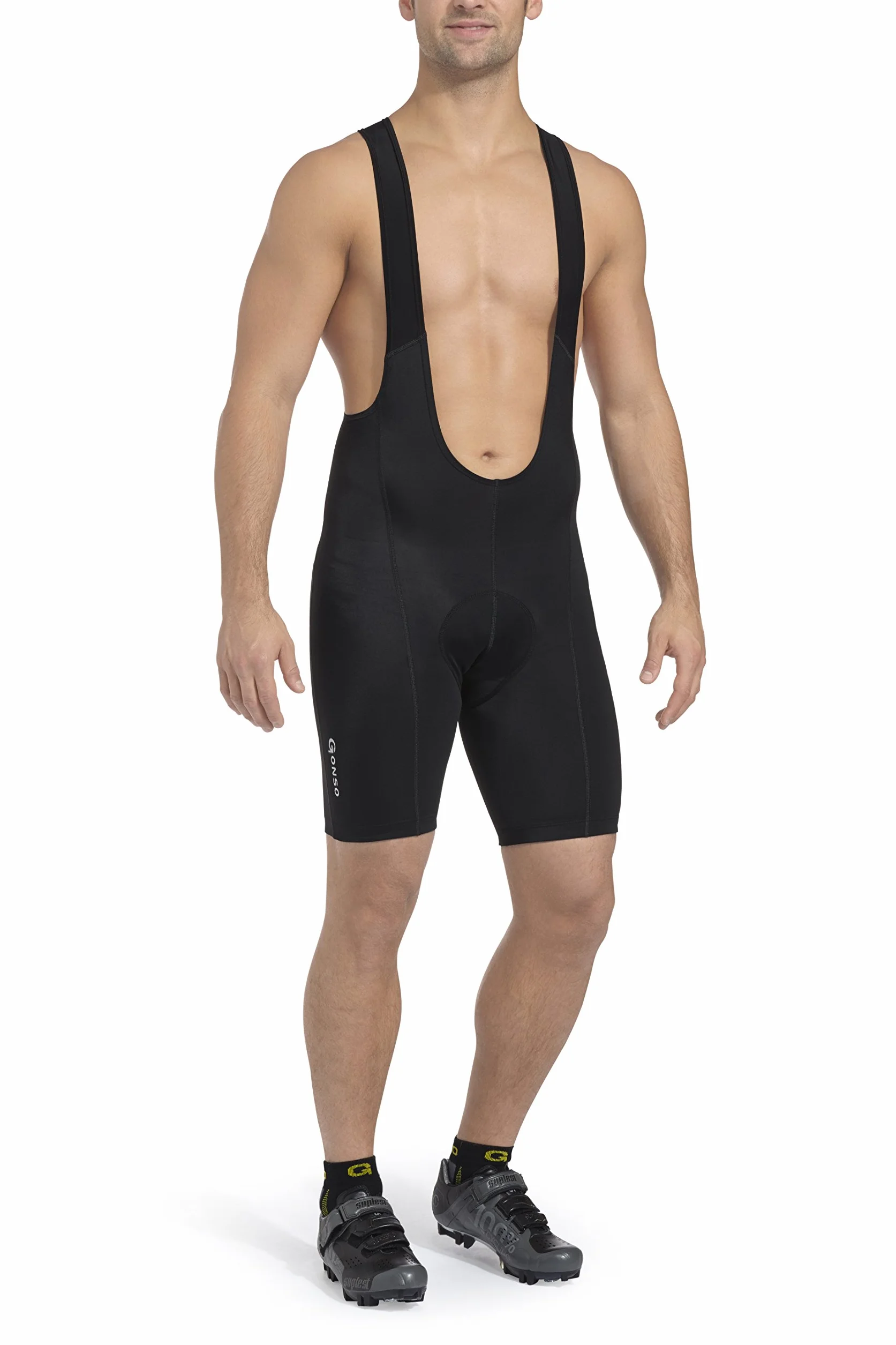 Gonso Herren Hosen Teglio Bib, schwarz