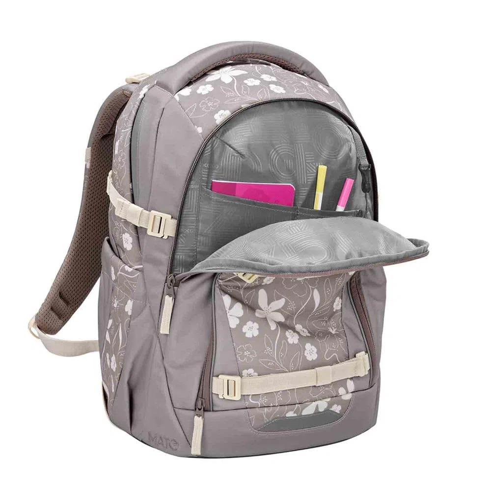 Coocazoo Mate Schulrucksack Set 3tlg. inkl Sporttasche (Vanilla Bloom)