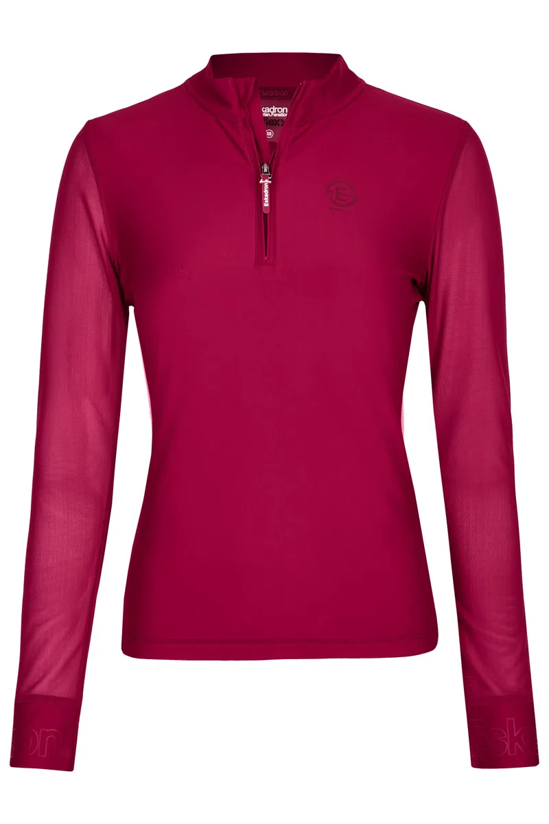 Eskadron Longsleeve Half-Zip Damen Shirt berryfusion REFLEXX 23 FS