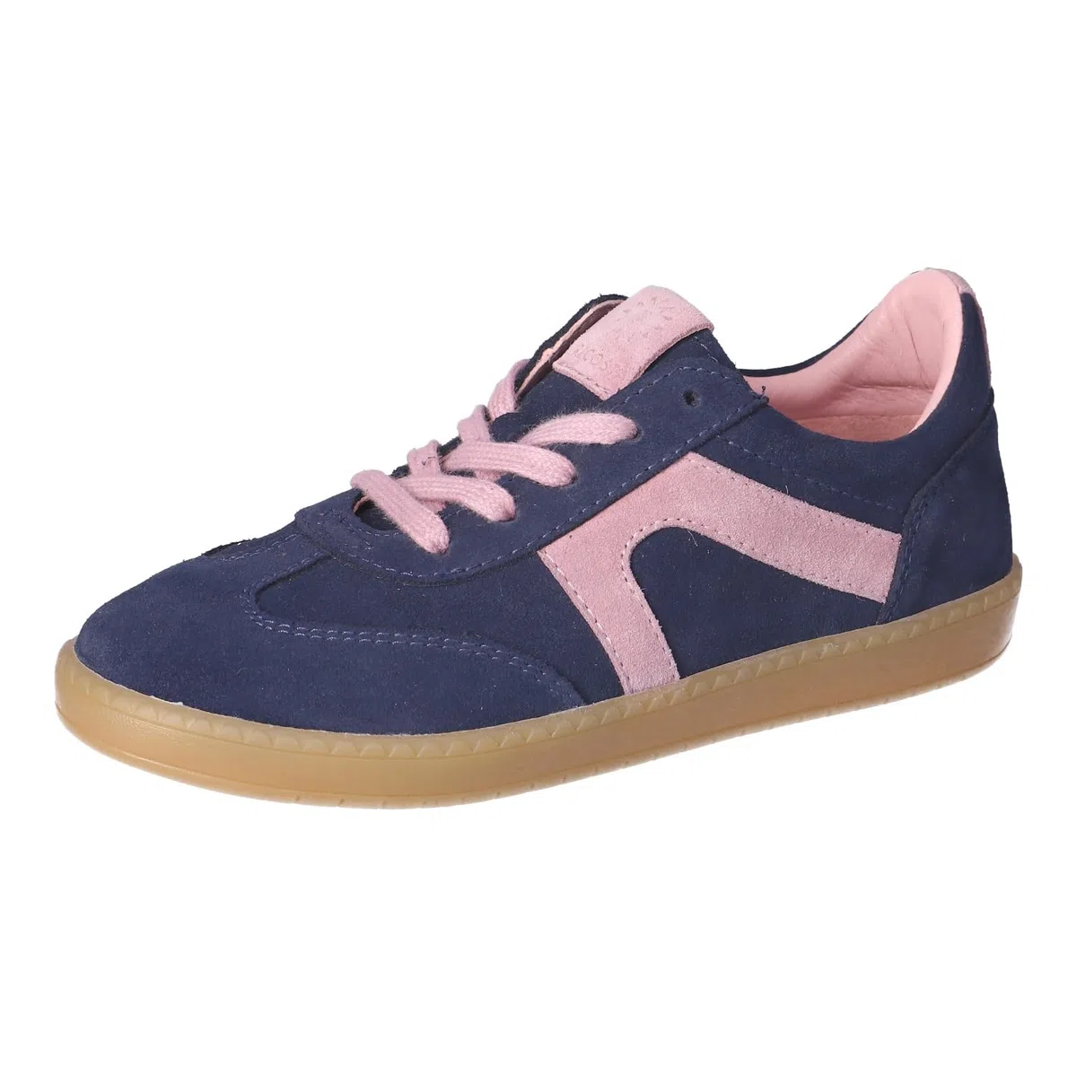 RICOSTA Mädchen Low-Top Sneaker London, Kinder Halbschuhe, lose Einlage, Turnschuhe, Laufschuhe, schnürschuhe, schnürer, Nautic/rosa (170), 36 EU