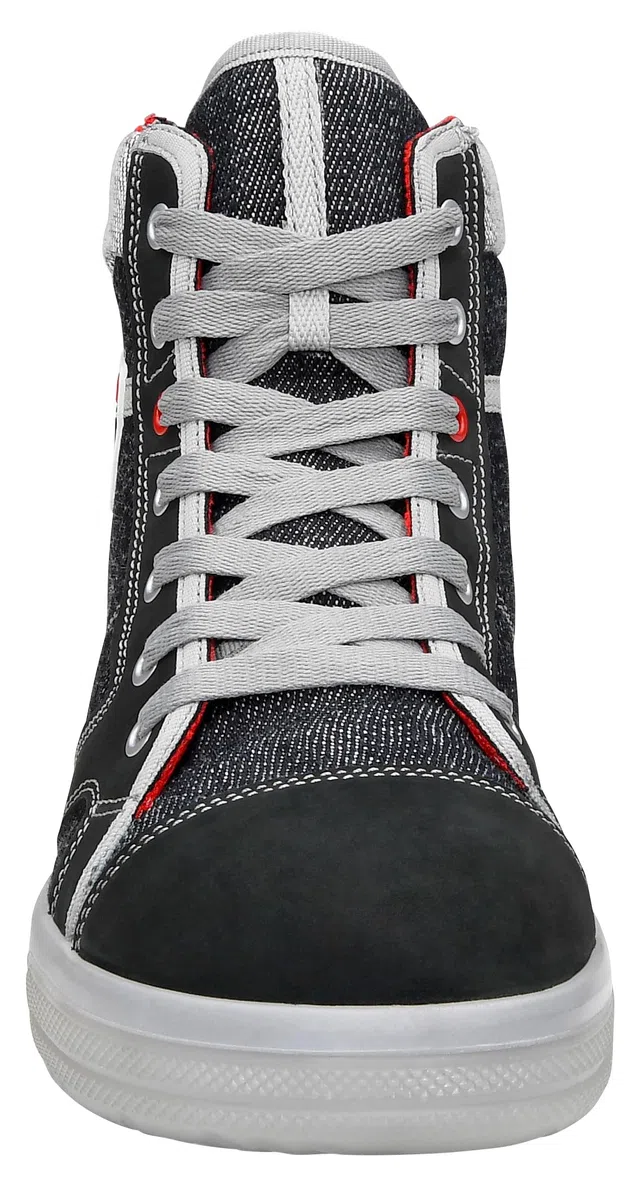 ELTEN Sicherheitsschuhe SENSATION Mid ESD S2, Damen und Herren, Leder/Textil, Stahlkappe, leicht, sportlich, Schwarz, Größe: 42