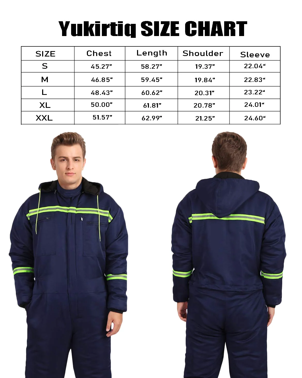 Herren Gepolstert Arbeitsoverall Arbeitskleidung für Handwerker Schwergewicht Arbeitslatzhose Anzug für Winter
