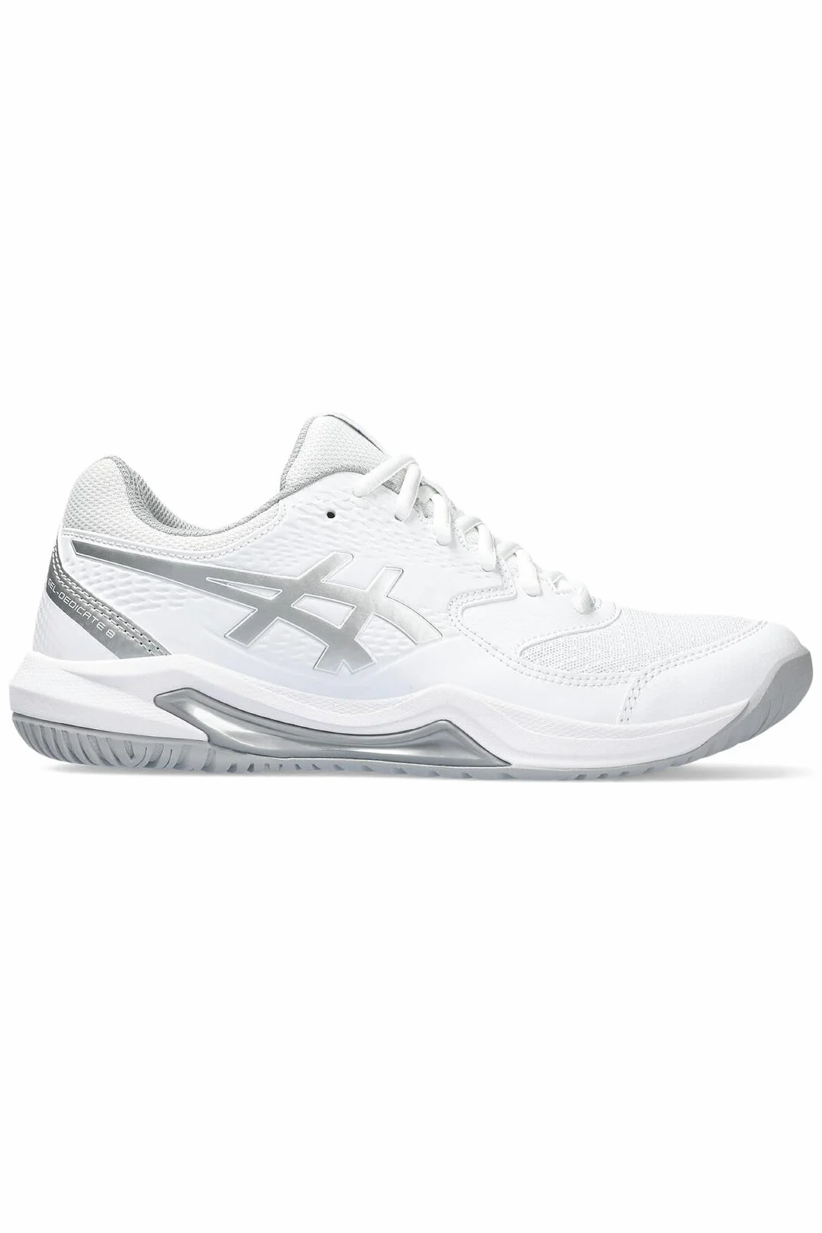 ASICS Dedicate 8 Donna Tennisschuhe Weiß Silber