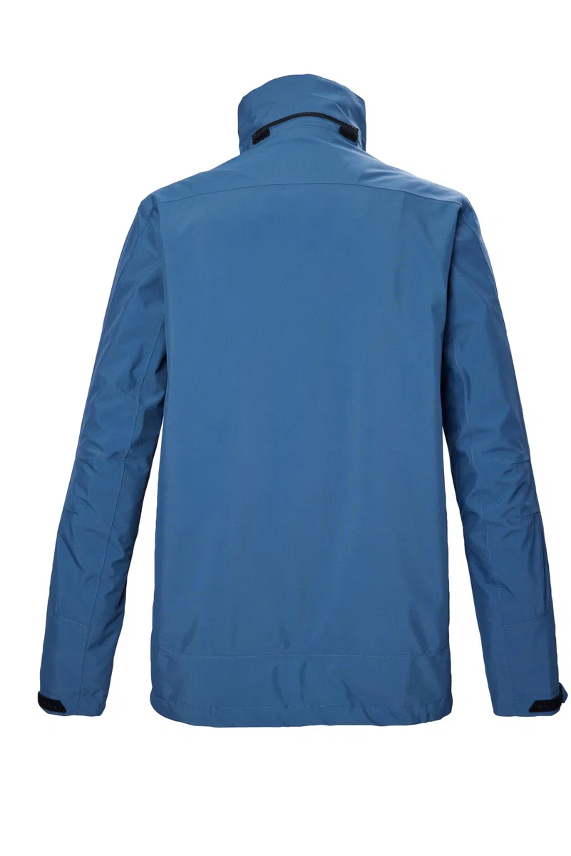 killtec Herren Funktionsjacke/Outdoorjacke wasserdicht mit abzippbarer Kapuze, Kurzgröße KOS 183 KG MN JCKT