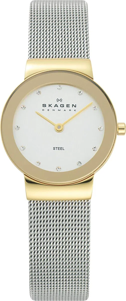 Skagen Freja Lille Damenuhr, Quarz-Zweizeigerwerk mit Edelstahl- oder Lederarmband