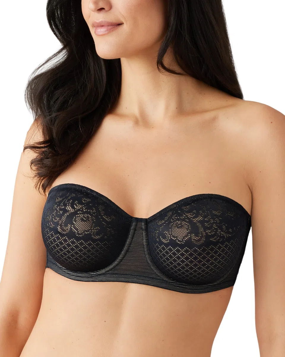 Wacoal Damen Visual Effects Strapless Minimizer Bra Geformter BH, Undurchsichtige