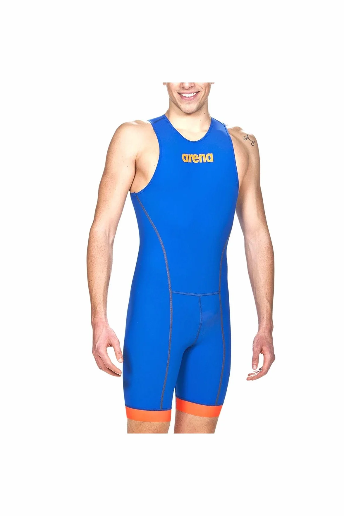 Arena Herren Trisuit St 2.0 Badeanzug mit Reißverschluss hinten